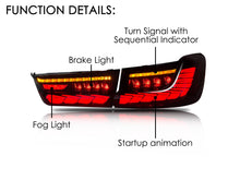 Smoked/Red LED Sequential Tail Lights For BMW 3 Series G20 M3 G80 2019-2022