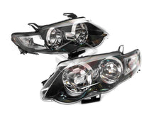 Pair LH+RH Head Light Headlights + Eyelids For Ford Falcon FG 2008-2011 XR6 XR8 XR Turbo