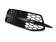 All Black Fog Light Grille Covers Left+Right Audi A6 C7 S-Line S6 2012-2015