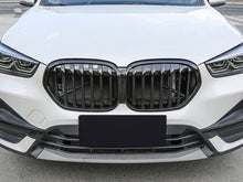 Gloss Black Front Kidney Grille Grill for BMW X1 F48 F49 LCI 2020-2022 fg115