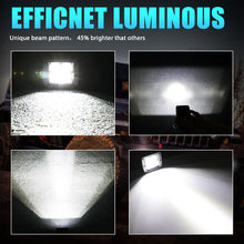 4pcs 3" LED Cube Work Light Bar Hyper Spot Driving Flood Reverse Ditch Pods 4WD