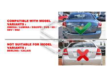 L+R Chrome Lens LED Tail Lights Rear Lamps For Holden Commodore VE S1 & S2 2006-2013 - Sedan Only
