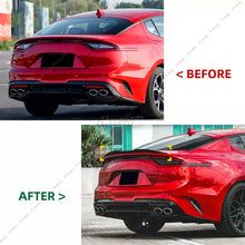 Glossy Black Rear Tail Boot Trunk Spoiler Wing For KIA Stinger 2017-2024