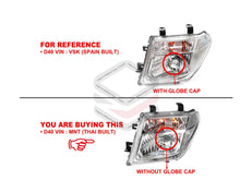 Set Pair LH+RH Headlight Lamp For Nissan Navara D40 D40T MNT Thai Built 2008-2014