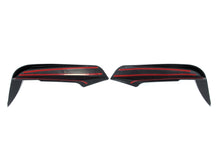 Black Front Bumper Splitter Air Vent Trim Canards for BMW 3-Series F30 F31 M-Sport 2013-2018