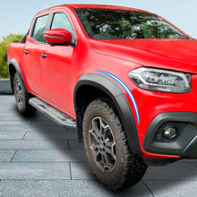 Matt Black Slim Fender Flares Kit For Mercedes Benz X-Class 2017-2020