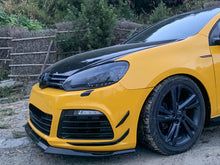 Glossy Black Front Bumper Side Canard Set for VW Golf MK6 GTI 2008-2012