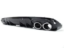C43 AMG Style Rear Diffuser + Silver Exhaust Tips For Mercedes-Benz W205 C205 C300 C43 Coupe AMG 2015-2021