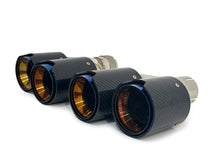 62mm Inlet Carbon Fiber Exhaust Tips Tailpipe Universal
