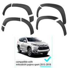 10pcs Slim Fender Flares Rear Front For Mitsubishi Pajero Sport QE QF 2015-2019 Wheel Arch Trim