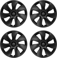 Matte Black 19 Inch Wheel Cover Caps Rim Hubcap for Tesla Model Y 2020-2023