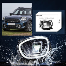 Left+Right For 2017-2020 Mini Cooper Countryman F60 LED Headlights Fits Halogen Model (With Start-up Animation)