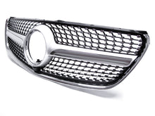 For Mercedes Benz V-Class W447 2015-2018 Diamond Chrome Front Grille Grill fg133