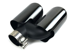 3-Layer Exhaust Tips Chrome/Black For Porsche Macan Base 2.0T 2014-2018