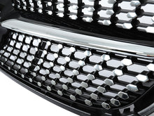 Black Diamond Front Grill for Mercedes W176 2016 2017 2019 LCI w/o Camera