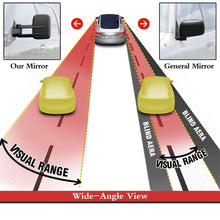 2x L+R Towing Mirrors Power Glass fit 1990-1998 Toyota Land Cruiser 80 Series Black