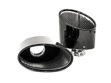 65mm Inlet Oval Exhaust Tips for Audi A3 A4 A5 A6 A7 Up To RS3 RS4 RS5 RS6 RS7