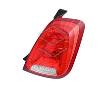 Pair LH+RH Tail Light Rear Lamp For Fiat 500 2015~On 5-Hatchback Hard Top
