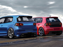Smoke Black LED Tail Lights SMOKED Rear Brake Lamps For VW Golf VI MK6 GTI R 2010-2014 L+R