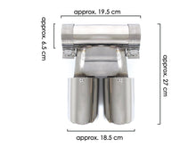 Chrome Sport Exhaust Tips Tailpipe Fit For Porsche 718 Boxster 982 Cayman 2017-2024 et184