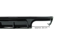 Glossy Black Rear Diffuser + Exhaust Tips for Audi A6 C8 S6 Sline 2019-2023 di92
