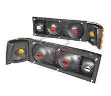 Set Pair LH+RH Tail Light Rear Lamp Amber For Ford Falcon XE 1982-1984 Sedan