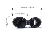 Pair 60mm Inlet Dual Exhaust Muffler Tips For Audi A4 B8 B9 A5 A6 A7 Q5