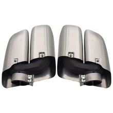 Turbo Style Square Exhaust Pipes Muffler Tips for Porsche Macan Base 2.0L 2019-2024