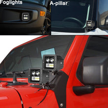 4pcs 3" LED Cube Work Light Bar Hyper Spot Driving Flood Reverse Ditch Pods 4WD