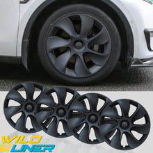 Matte Black 19 Inch Wheel Cover Caps Rim Hubcap for Tesla Model Y 2020-2023