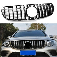 GTR Black Front Bumper Grille For Mercedes GLC W253 X253 GLC300 GLC350 2015-2019