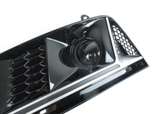 Left+Right Fog Light Covers w/ ACC Caps For Audi A4 B9 Non-S-Line 2017-2019