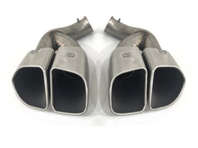 Square Exhaust Tips Tailpipe for Porsche Cayenne 958 V8 V6 2015-2017