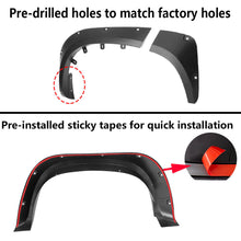 6pcs Fender Flares Wide Body Matt Black For Mitsubishi Triton MR 2019-2023 Dual Cap