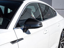 Gloss Carbon Fiber Mirror Covers Replacement Audi B9 A4/S4/RS4 A5/S5/RS5 Lane Assist