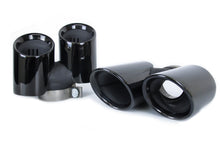 For 2013-2015 Porsche 911 Carrera 991.1 Sport Exhaust Tips Tailpipe Black/Chrome