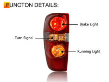 2cps Rear Tail Lights Lamp w/ Bulbs For Holden Colorado RC Ute 2008-2012