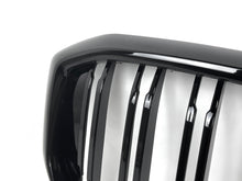 For 2024 2025+ BMW X5 G05 LCI Gloss Black M-Style Front Kidney Grille Dual Slats