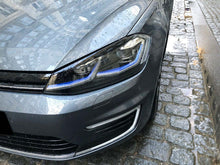 Gloss Black Headlight Eyelids Eyebrow Lid Trim Cover For VW GOLF MK7 2013-2020