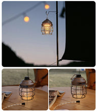 Portable Outdoor Solar Lamp Lantern Camping Light LED Pine Cone Lamp USB C Charging