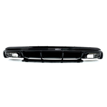 Black Rear Diffuser w/ Exhaust Tips for Mercedes A-Class W176 AMG Bumper 2016-2018 di17