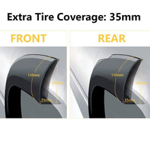 6pcs Front&Rear Matte Black Fender Flares Guard Wheel Arch for Mitsubishi Triton MQ MR 2019-2023 Double Cab