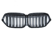 Gloss Black Dual Slats Front Kidney Grille Grill for BMW X1 F48 LCI 2020-2022 fg118