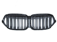 Gloss Black Dual Slats Front Kidney Grille Grill for BMW X1 F48 LCI 2020-2022 fg118