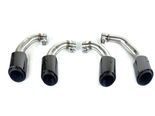 4pcs Black Exhaust Tips for Porsche 92A Cayenne S 2019-2024