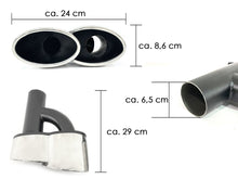 Exhaust Tips Chrome for Mercedes Audi BMW Bentley