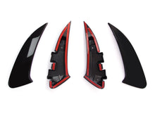 Black Rear Bumper Side Vent Canards for Mercedes CLA C118 CLA200 CLA250 AMG 2020-2024