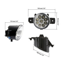 Pair LED Fog Lights For Nissan Navara NP300 D23 2015-20/Pathfinder R52 2013-2016