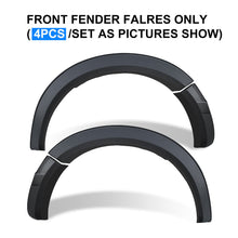 4pcs Front Fender Flares Black Wheel Arch Guard For Ford Ranger PY NEXT GEN SPORT 2022-2025 w/o Sensor Cutout