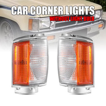 Pair Corner Indicator Light Chrome Trim for Toyota Hilux 4x4 LN65 YN65 YN67 1983-1988 - NO bulbs